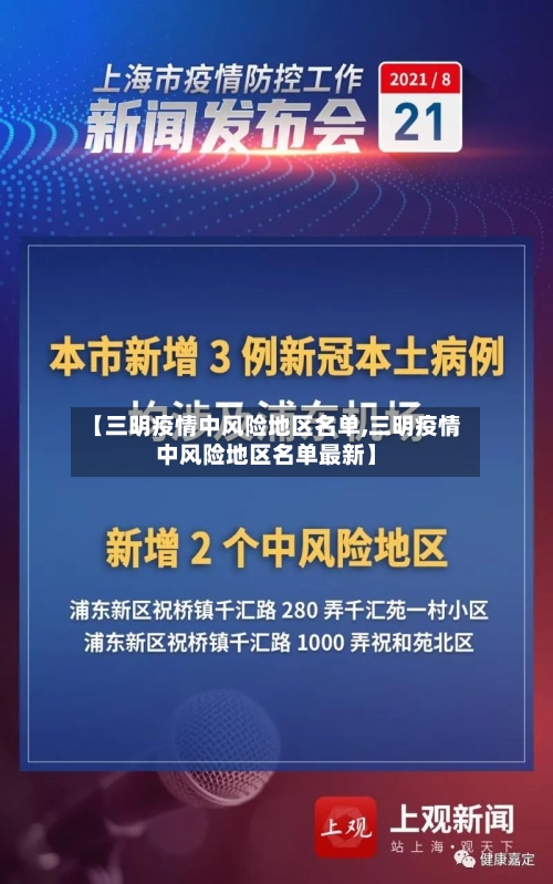 【三明疫情中风险地区名单,三明疫情中风险地区名单最新】-第3张图片