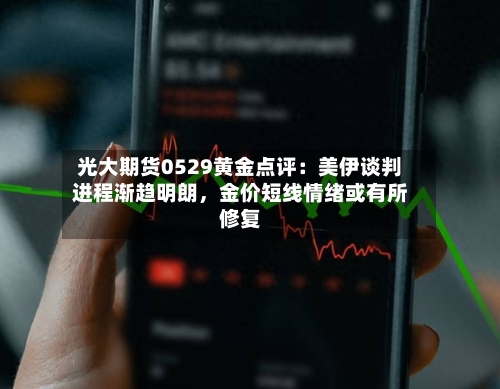 光大期货0529黄金点评：美伊谈判进程渐趋明朗，金价短线情绪或有所修复