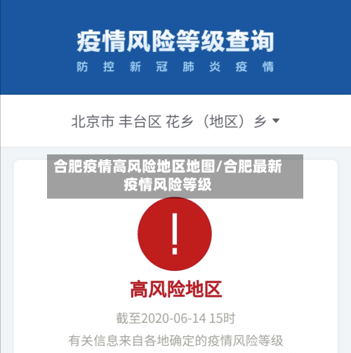 合肥疫情高风险地区地图/合肥最新疫情风险等级