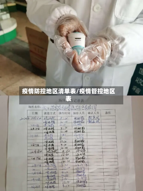 疫情防控地区清单表/疫情管控地区表