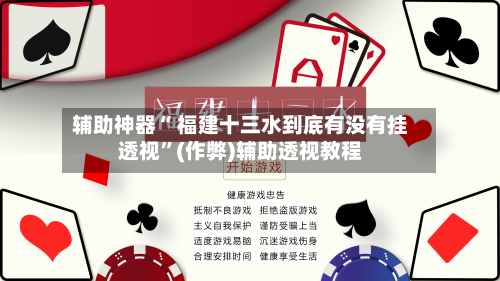 辅助神器“ 福建十三水到底有没有挂透视”(作弊)辅助透视教程