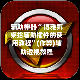辅助神器“ 博雅贰柒拾辅助插件的使用教程”(作弊)辅助透视教程-第2张图片