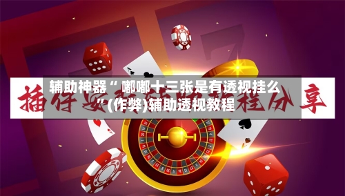 辅助神器“ 嘟嘟十三张是有透视挂么”(作弊)辅助透视教程-第3张图片