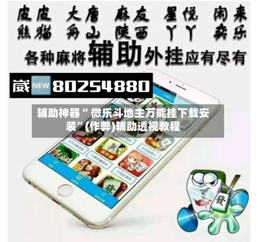 辅助神器“ 微乐斗地主万能挂下载安装	”(作弊)辅助透视教程-第3张图片