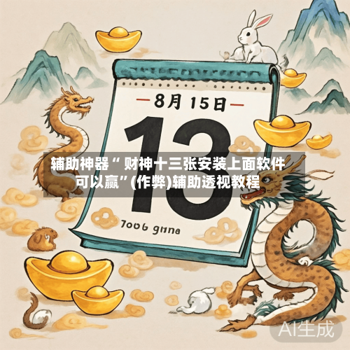 辅助神器“ 财神十三张安装上面软件可以赢”(作弊)辅助透视教程-第2张图片