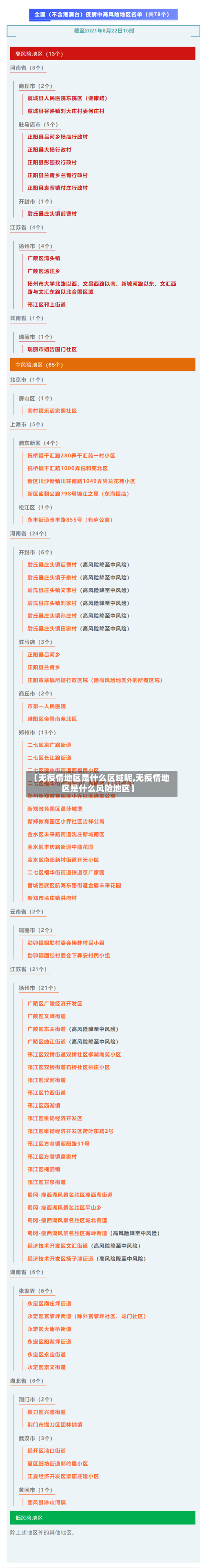 【无疫情地区是什么区域呢,无疫情地区是什么风险地区】-第2张图片