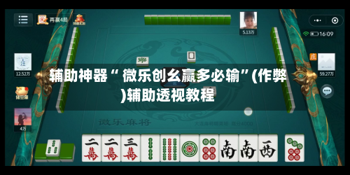 辅助神器“ 微乐创幺赢多必输”(作弊)辅助透视教程-第2张图片