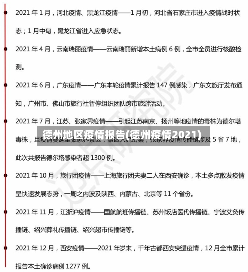 德州地区疫情报告(德州疫情2021)