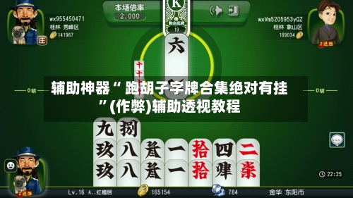 辅助神器“ 跑胡子字牌合集绝对有挂”(作弊)辅助透视教程