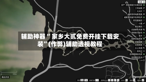 辅助神器“ 家乡大贰免费开挂下载安装”(作弊)辅助透视教程-第3张图片