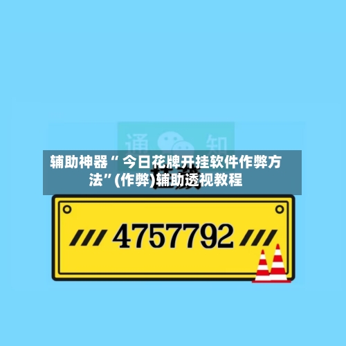 辅助神器“ 今日花牌开挂软件作弊方法”(作弊)辅助透视教程-第3张图片