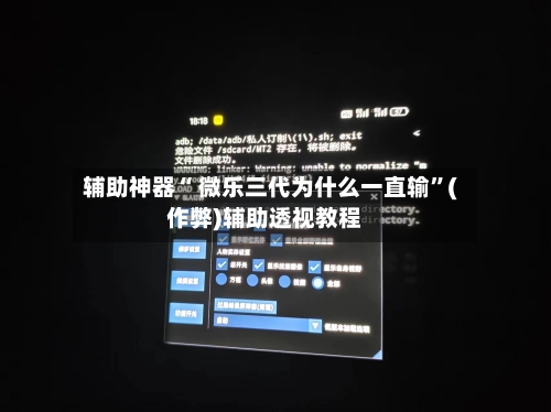 辅助神器“ 微乐三代为什么一直输”(作弊)辅助透视教程-第3张图片