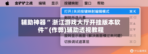 辅助神器“ 浙江游戏大厅开挂版本软件”(作弊)辅助透视教程-第3张图片