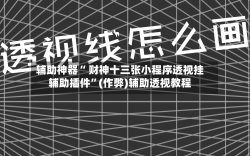 辅助神器“ 财神十三张小程序透视挂辅助插件	”(作弊)辅助透视教程-第2张图片
