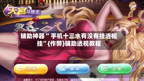 辅助神器“ 手机十三水有没有挂透视挂”(作弊)辅助透视教程-第2张图片