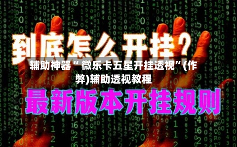 辅助神器“ 微乐卡五星开挂透视”(作弊)辅助透视教程-第2张图片