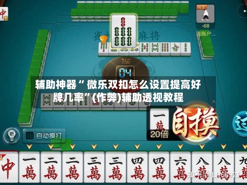 辅助神器“ 微乐双扣怎么设置提高好牌几率”(作弊)辅助透视教程-第3张图片